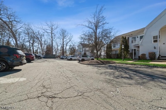 view of street with a residential view