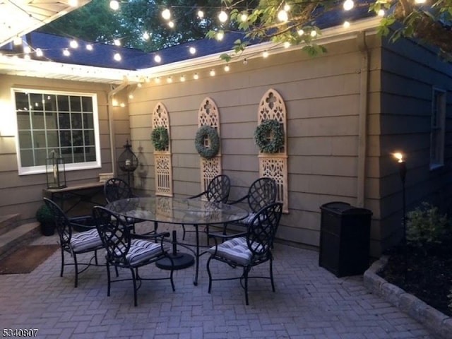 view of patio / terrace with outdoor dining area