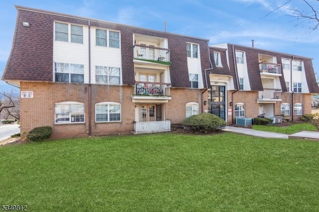 view of property with central AC unit