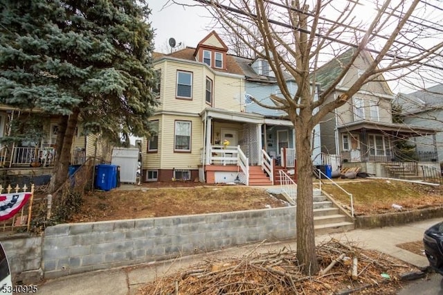 victorian home with covered porch