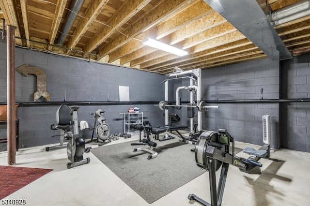 35 Geiger Ln, Warren Twp, NJ 07059 - view of exercise area