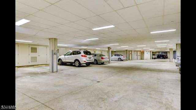 view of parking deck