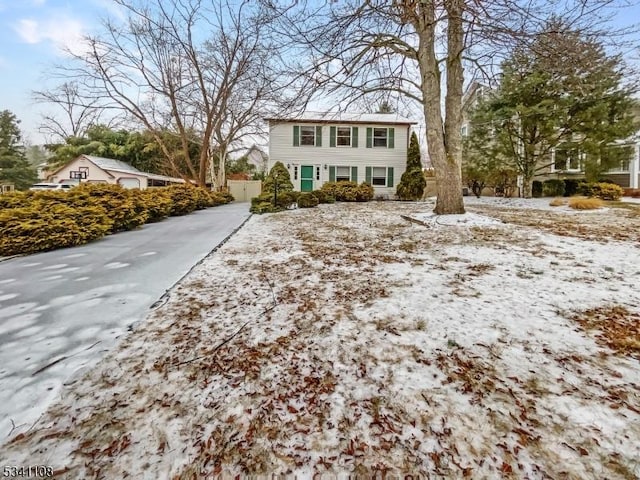 view of colonial inspired home