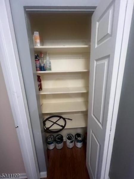 view of pantry