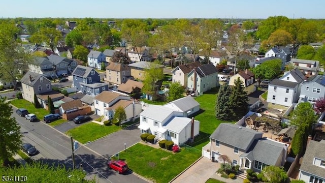 birds eye view of property featuring a residential view
