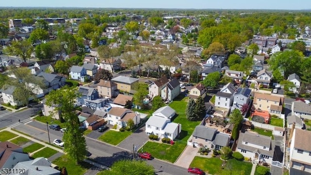 bird's eye view featuring a residential view
