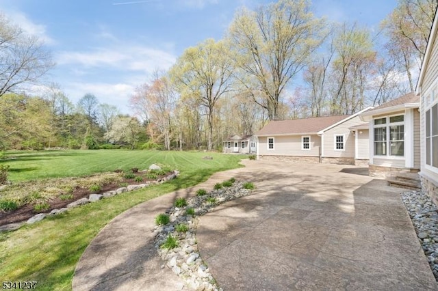 view of yard