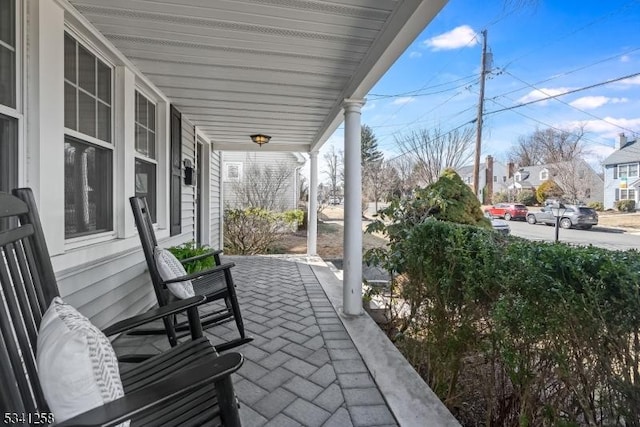 view of patio / terrace featuring a porch