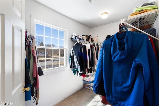 view of spacious closet