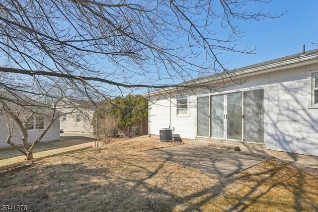 back of property featuring a patio area