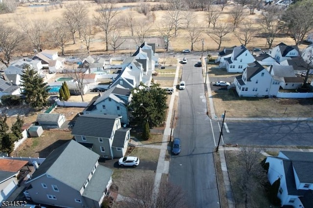 drone / aerial view featuring a residential view