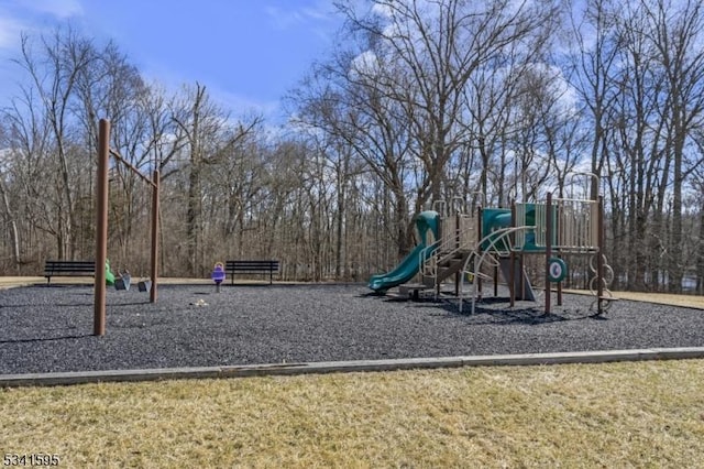 view of communal playground