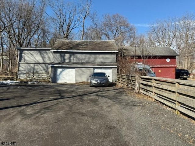 exterior space with fence