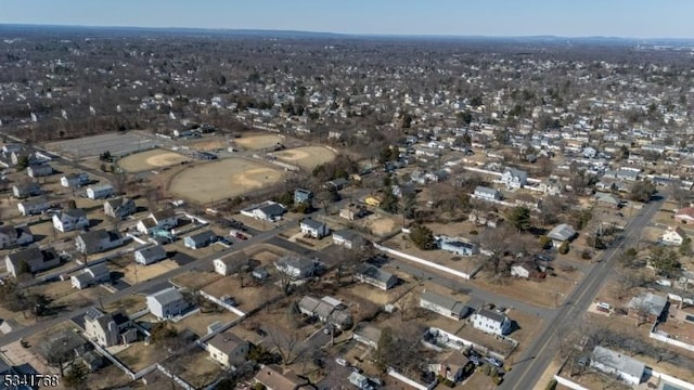 drone / aerial view featuring a residential view