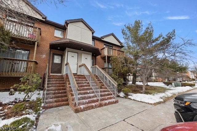 multi unit property with brick siding