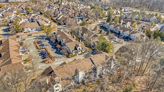 bird's eye view featuring a residential view