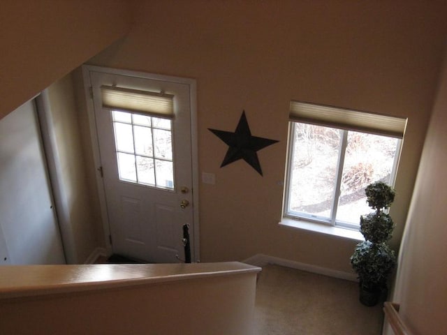 doorway to outside with a wealth of natural light