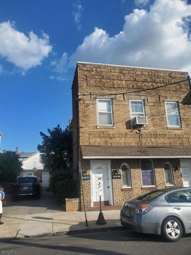 multi unit property with brick siding