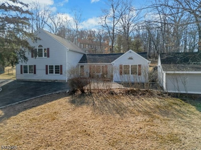 view of front of home