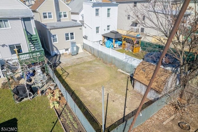 drone / aerial view featuring a residential view