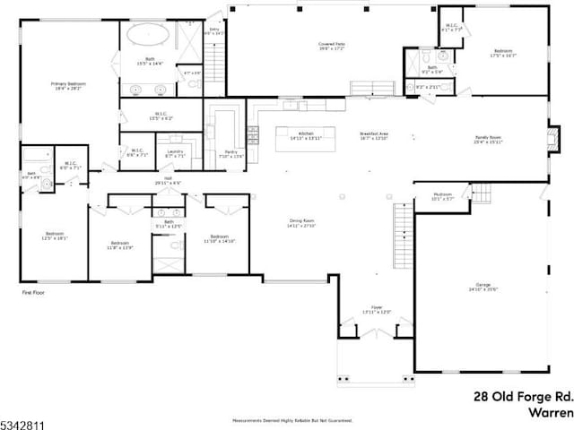 28 Old Forge Dr, Warren Twp, NJ 07059 - home floor plan