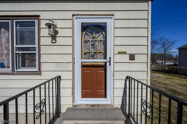 view of entrance to property