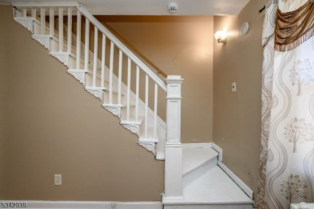 view of staircase