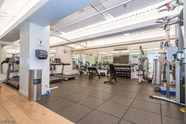 view of exercise room