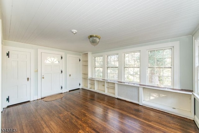 entrance foyer with hardwood / wood-style flooring