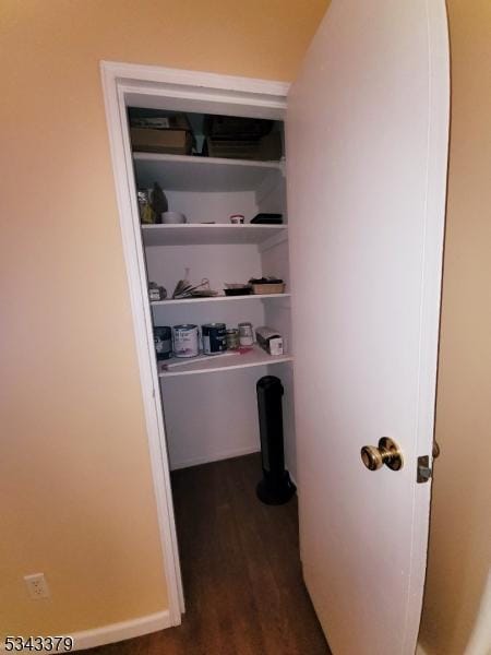 view of closet