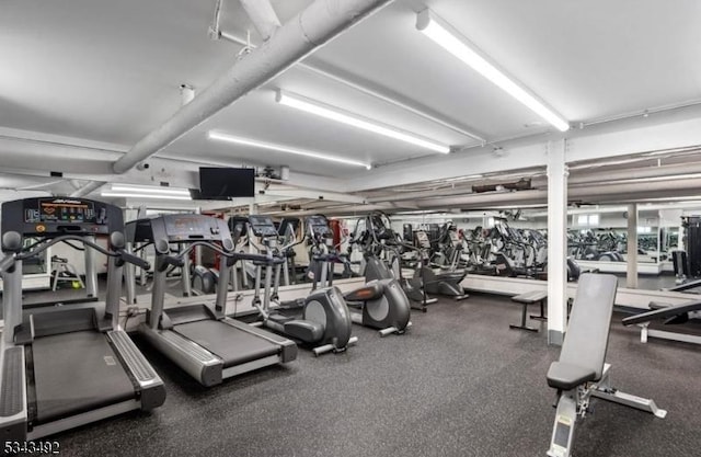 view of workout area