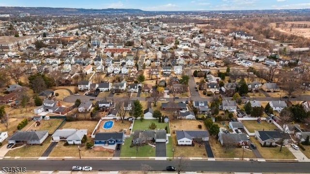 birds eye view of property featuring a residential view