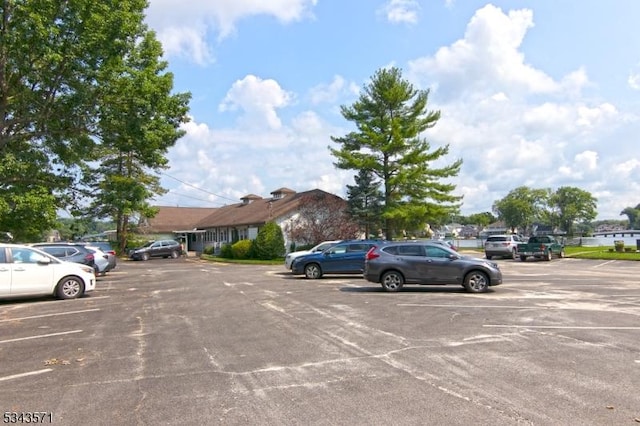 view of uncovered parking lot