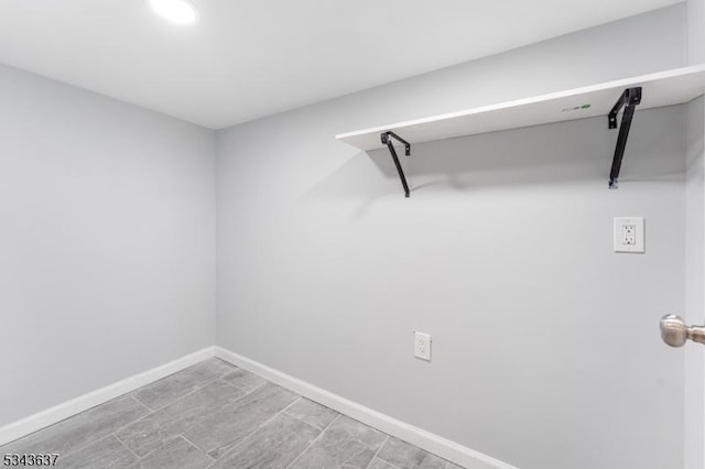 interior space with baseboards