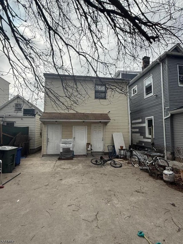 view of rear view of property