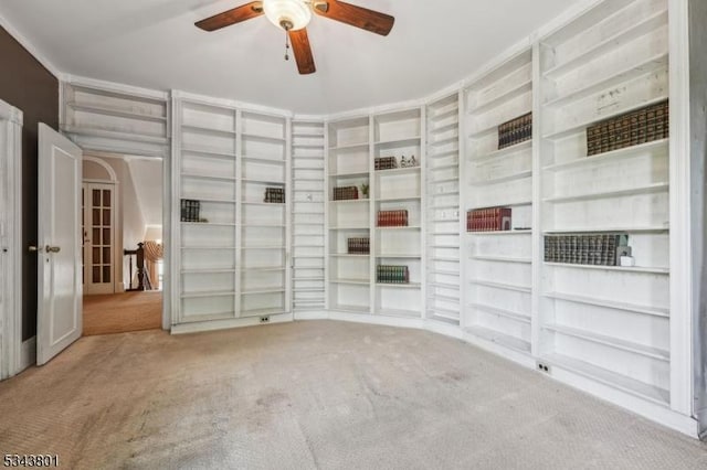 7 High St, Stanhope Boro, NJ 07874 - unfurnished room featuring carpet flooring and a ceiling fan