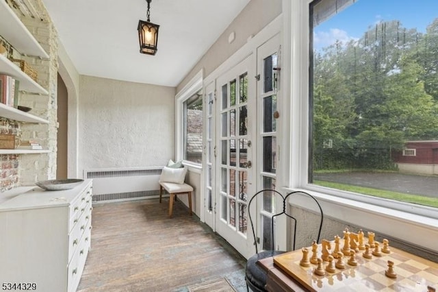 274 Ridgewood Ave, Glen Ridge Boro Twp, NJ 07028 - sunroom / solarium with radiator heating unit and french doors