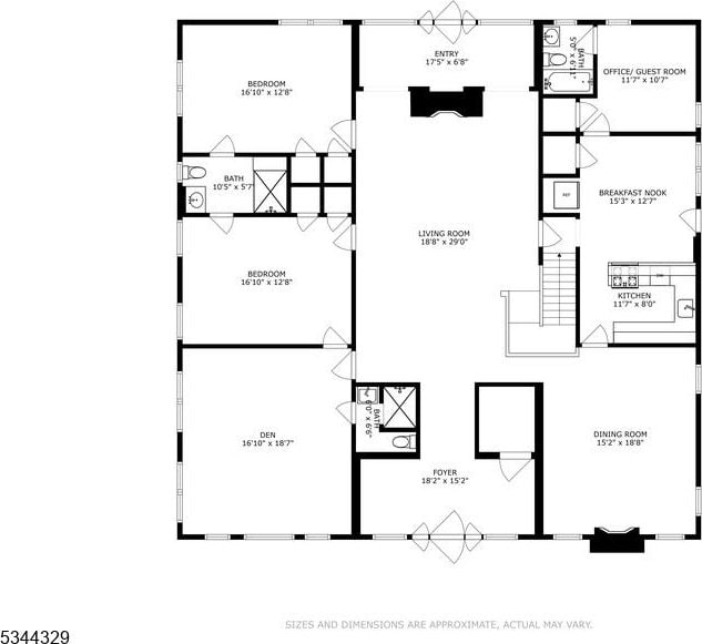 274 Ridgewood Ave, Glen Ridge Boro Twp, NJ 07028 - floor plan / room layout