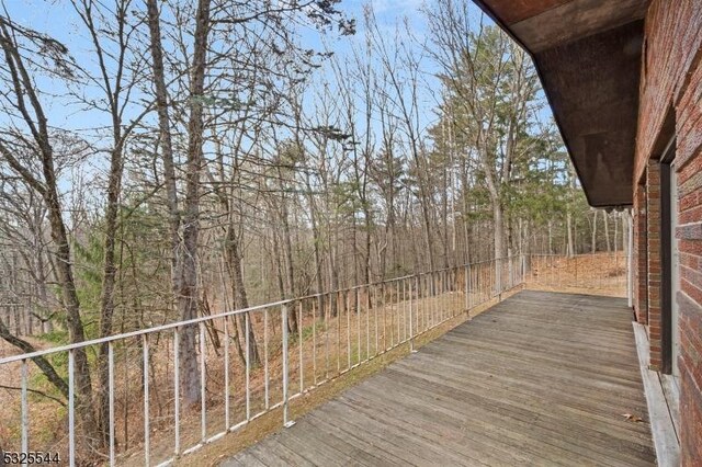 159 US Highway 206, Sandyston Twp, NJ 07826 - view of wooden deck