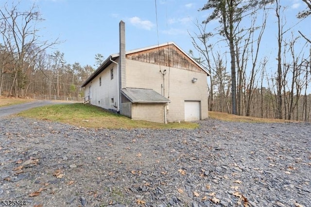 159 US Highway 206, Sandyston Twp, NJ 07826 - view of side of home featuring gravel driveway