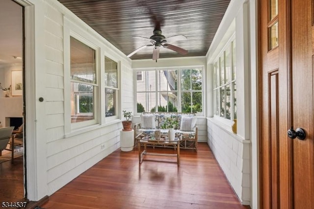516 Hillcrest Ave, Westfield Town, NJ 07090 - sunroom with wood finished floors