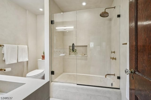 516 Hillcrest Ave, Westfield Town, NJ 07090 - full bath featuring recessed lighting and enclosed tub / shower combo