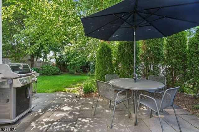 516 Hillcrest Ave, Westfield Town, NJ 07090 - view of patio / terrace featuring outdoor dining area and area for grilling