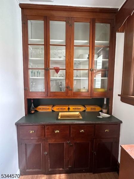 view of bar