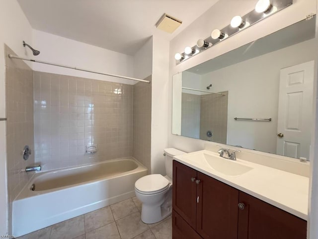 404 Azalea Ter, Branchburg Twp, NJ 08876 - full bath with washtub / shower combination, vanity, and tile patterned flooring