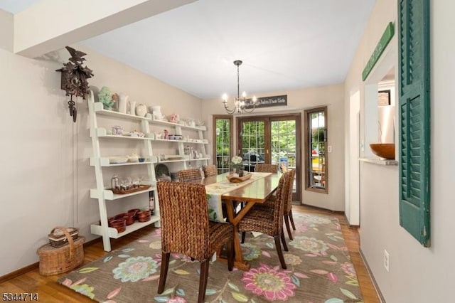 23 Devita Rd, Sandyston Twp, NJ 07826 - dining room with a chandelier and wood finished floors