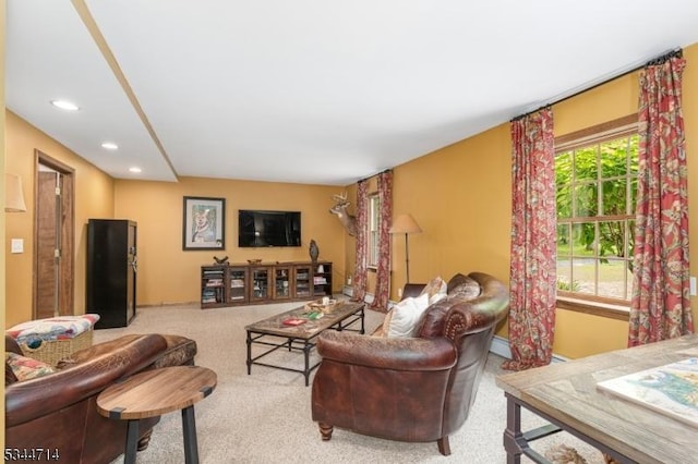 23 Devita Rd, Sandyston Twp, NJ 07826 - carpeted living area with recessed lighting