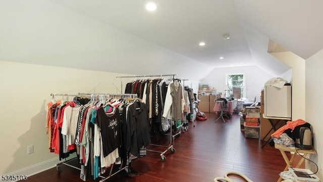 1121 N Washington Ave, Green Brook Twp, NJ 08812 - spacious closet featuring vaulted ceiling and wood finished floors