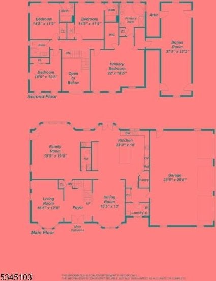 1121 N Washington Ave, Green Brook Twp, NJ 08812 - property floor plan