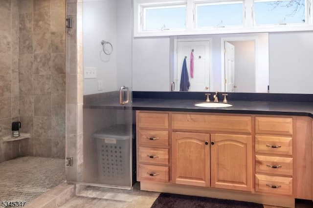 113 Circle Dr S, West Amwell Twp, NJ 08530 - bathroom with a stall shower and vanity